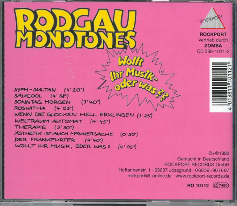 Albums RODGAU MONOTONES